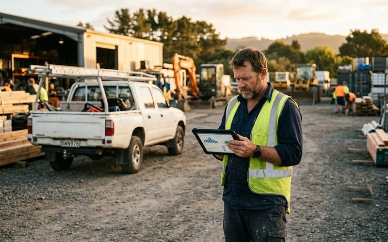 NZ business owner reviewing asset finance ahead of the September OCR decision