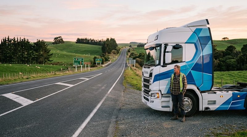 New transport business owner with first truck financed through fundr